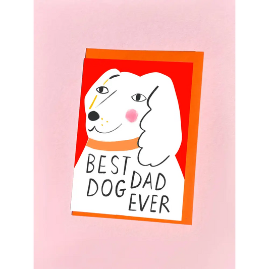 Kitty Kenda Papergoods - Best Dog Dad Greeting Card