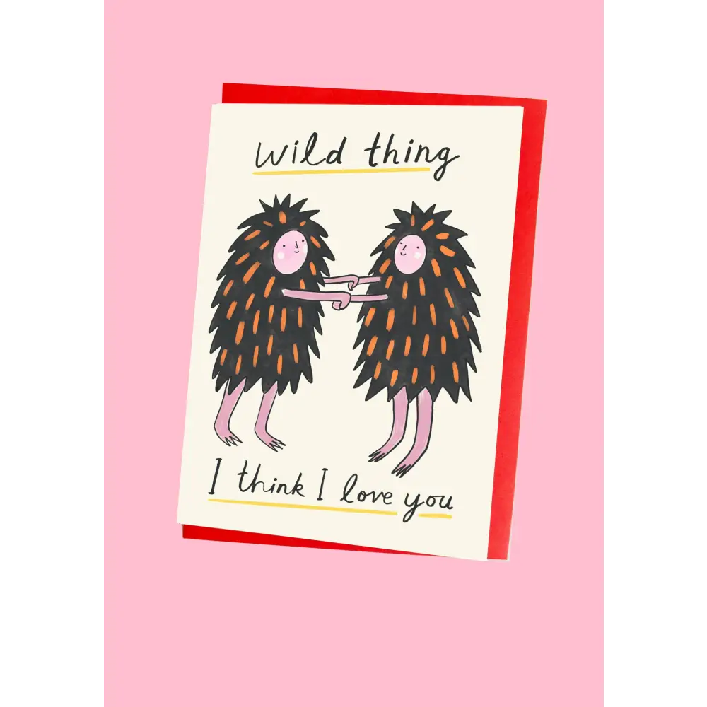 Kitty Kenda Papergoods - Wild Thing Love You Eco Greeting Card
