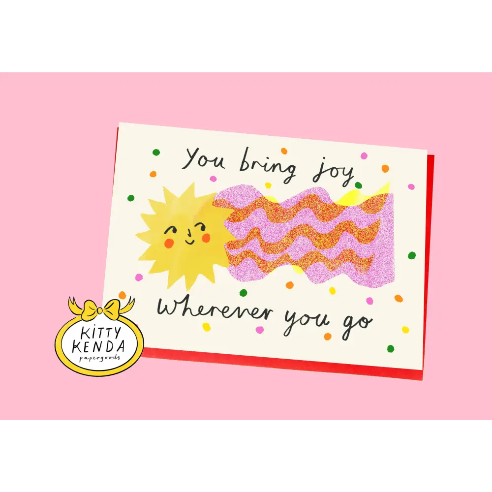 Kitty Kenda Papergoods - You Bring Joy Star Greeting Card