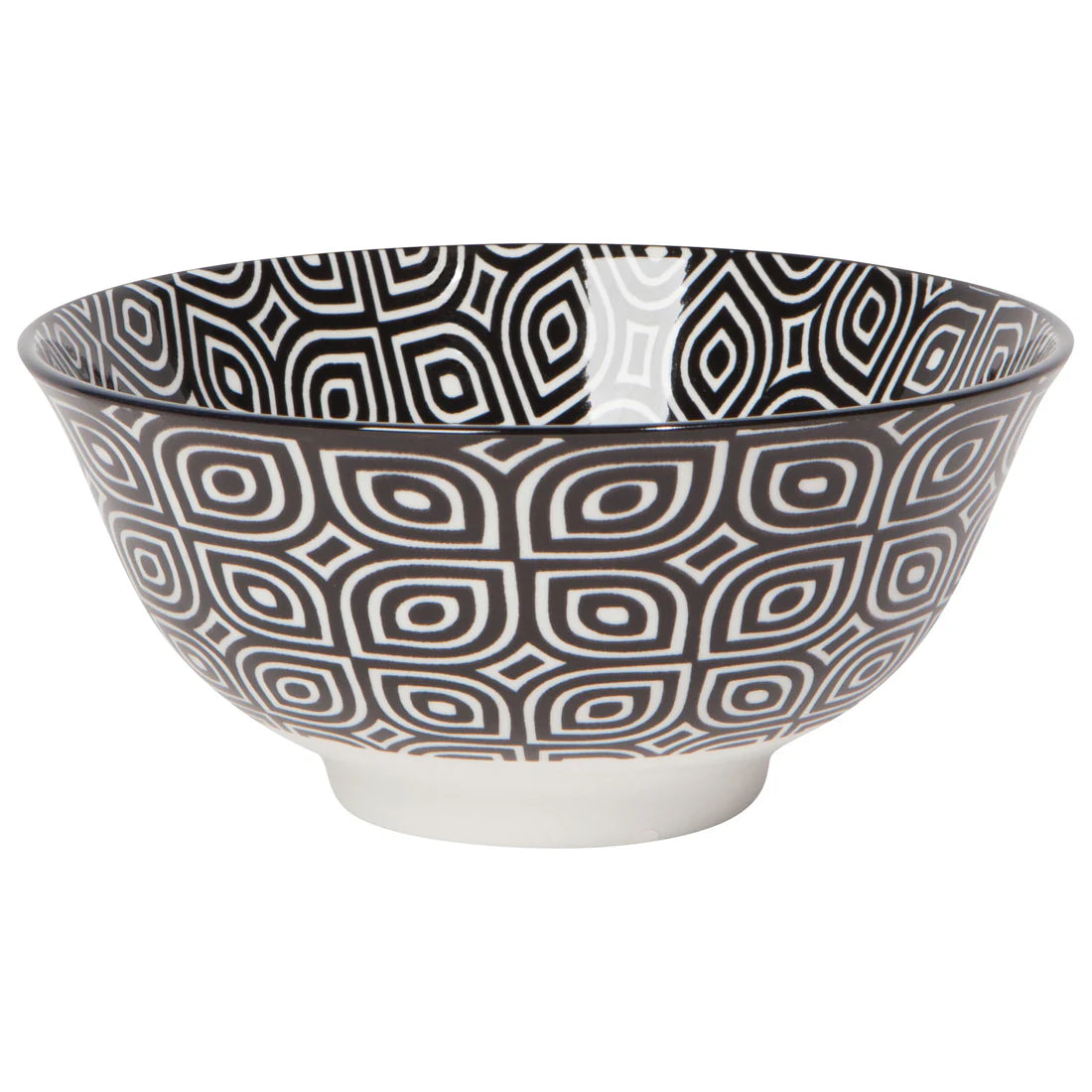 Black Geo Stamped Bowl