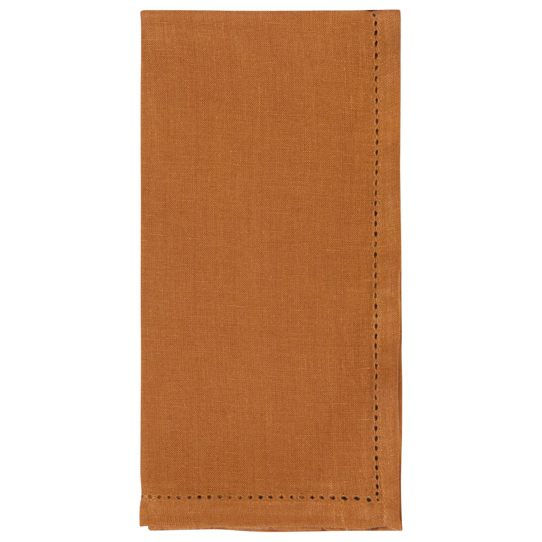 Amber Hemstitch Linen Napkins Set