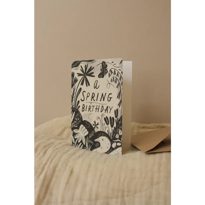 Lauren Marina - ’A Spring Birthday’ Seasonal Birthday Card Biodegradable Cello