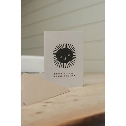 Lauren Marina - ’Another Year Around The Sun’ Birthday Card Biodegradable Cello
