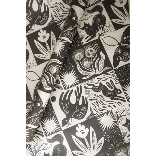 'Countryside' Nature-Themed Gift Wrap illustrated greeting card by Lauren Marina - PABOOM