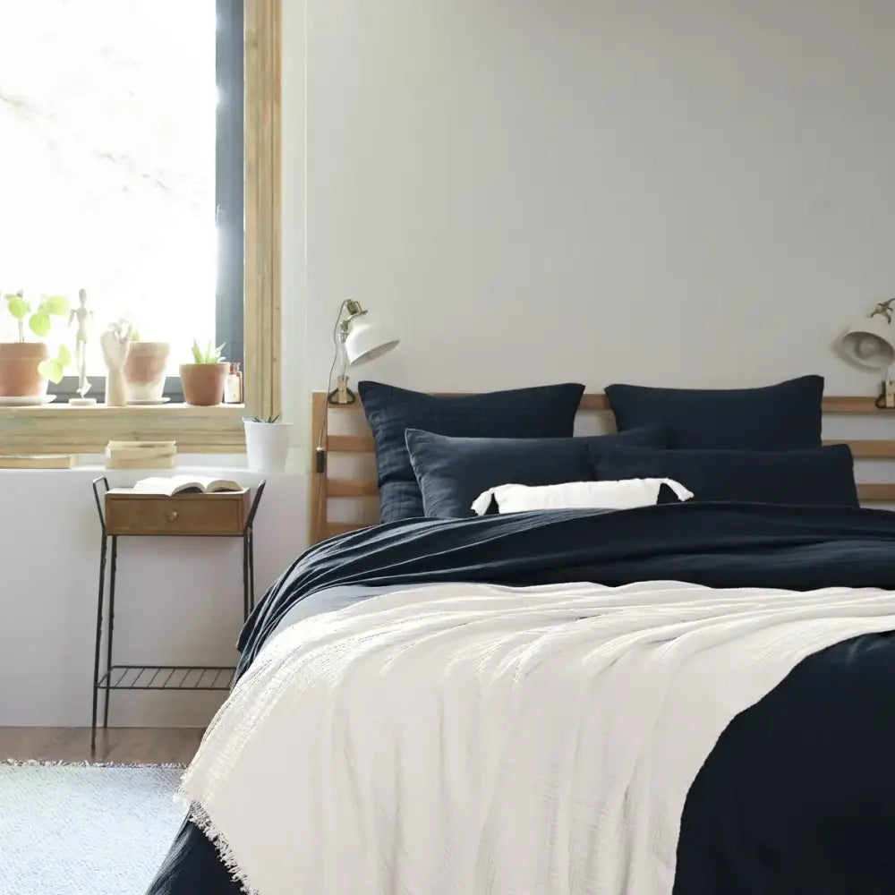 Cotton Fringed Throw Chantilly - PABOOM