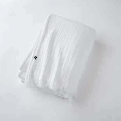 Cotton Fringed Throw Chantilly - PABOOM