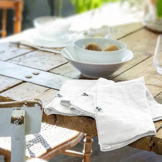 Cotton Gauze Napkins Set/3 Chantilly - PABOOM
