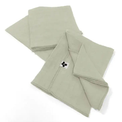 Cotton Gauze Napkins Set/3 Sea Green - PABOOM