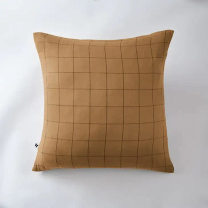 Match Cotton Gauze Cushion Cover 24" Camel - PABOOM