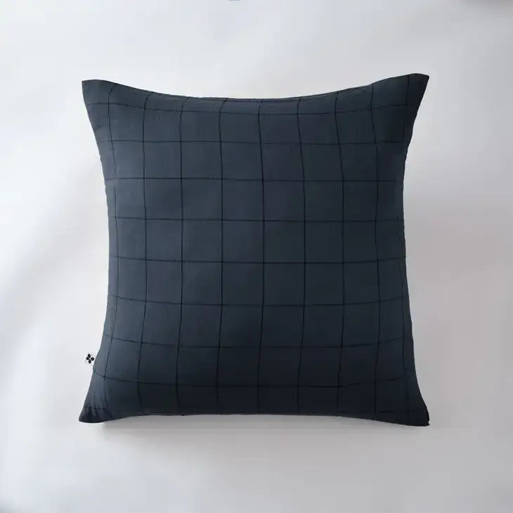 Match Cotton Gauze Cushion Cover 24" Midnight - PABOOM