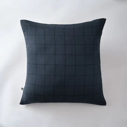 Match Cotton Gauze Cushion Cover 24" Midnight - PABOOM