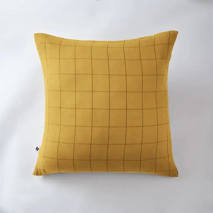 Match Cotton Gauze Cushion Cover 24" Saffron - PABOOM