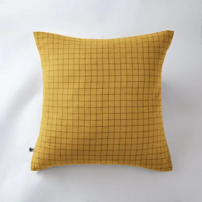 Mix Cotton Gauze Cushion Cover 24" Saffron - PABOOM