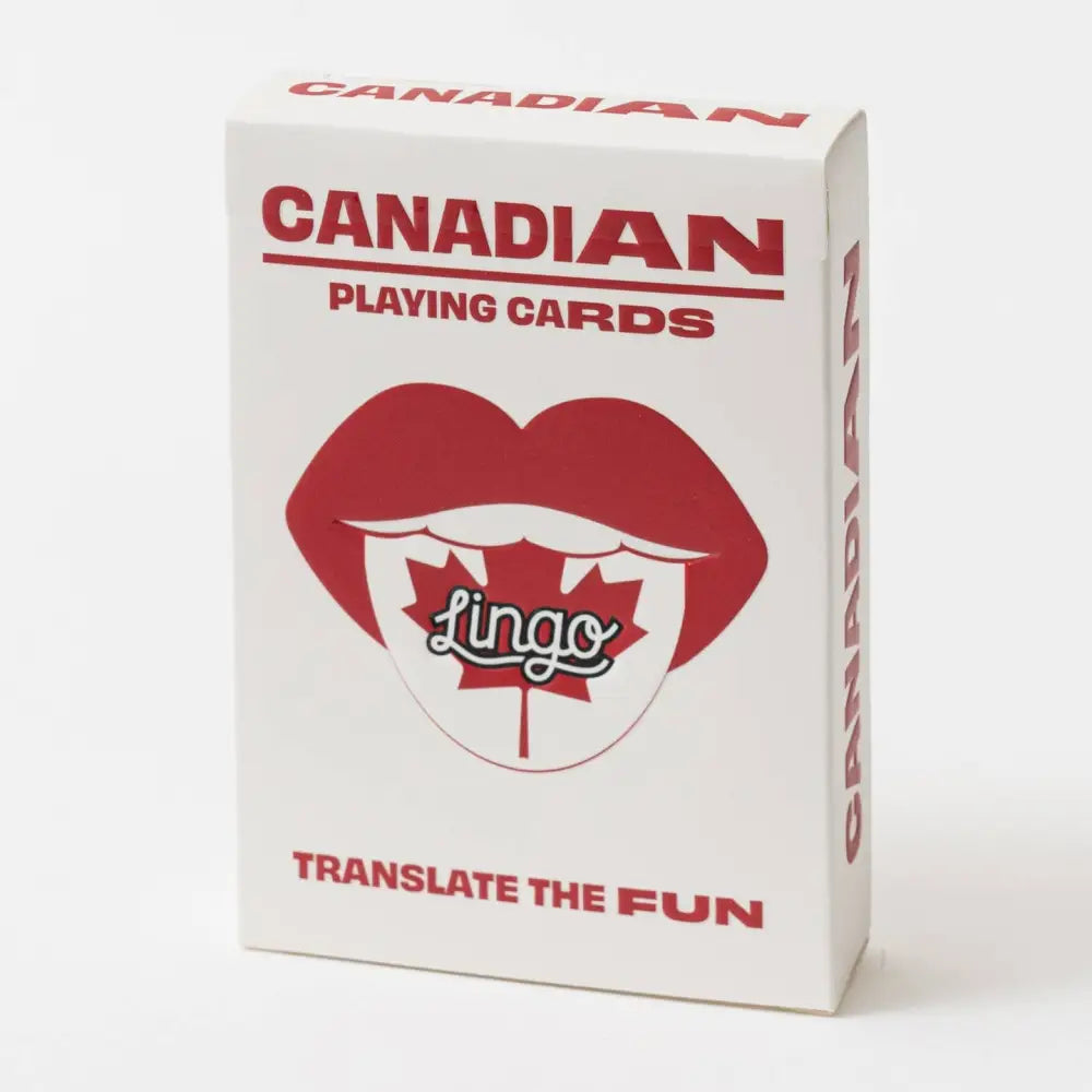 Canadian Slang Playing Cards - PABOOM