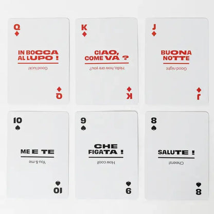 Italian Travel Playing Cards - PABOOM