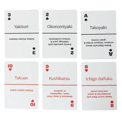 Japanese Street Food Playing Cards - PABOOM