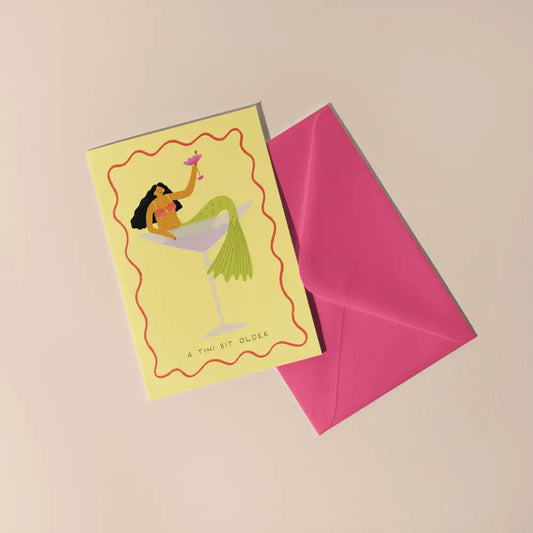 A Tini Bit Older Birthday Card - PABOOM