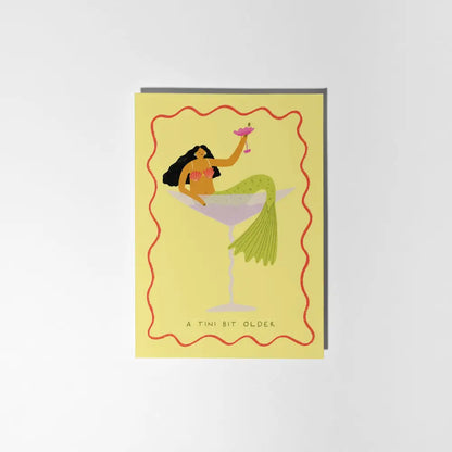 A Tini Bit Older Birthday Card - PABOOM