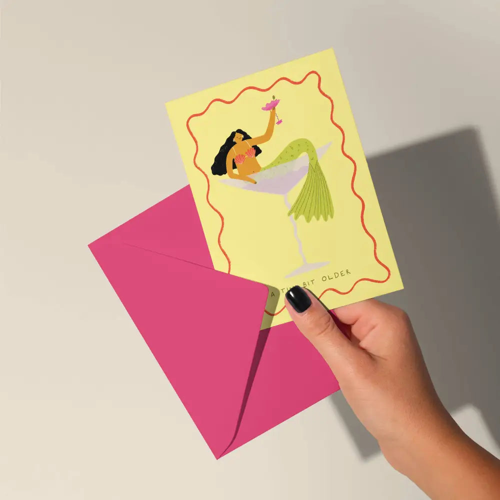 A Tini Bit Older Birthday Card - PABOOM
