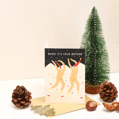 Little Black Cat Illustrated Goods - Baby It’s Cold Outside Card