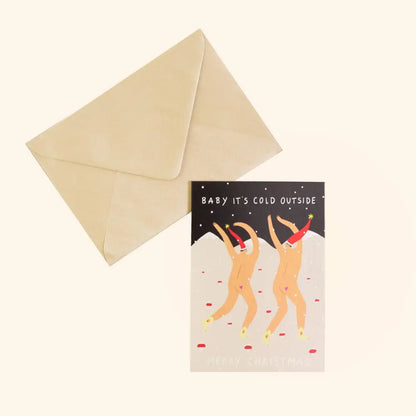 Little Black Cat Illustrated Goods - Baby It’s Cold Outside Card