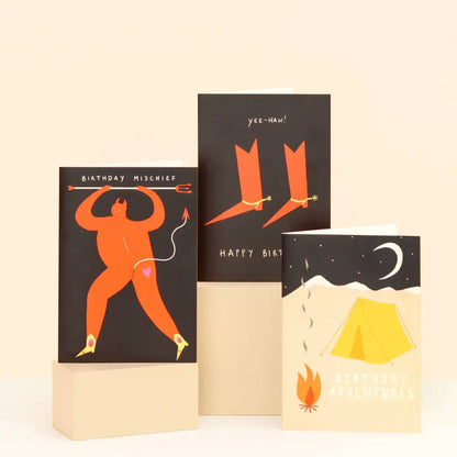 Cowboy Boots Birthday Card - PABOOM