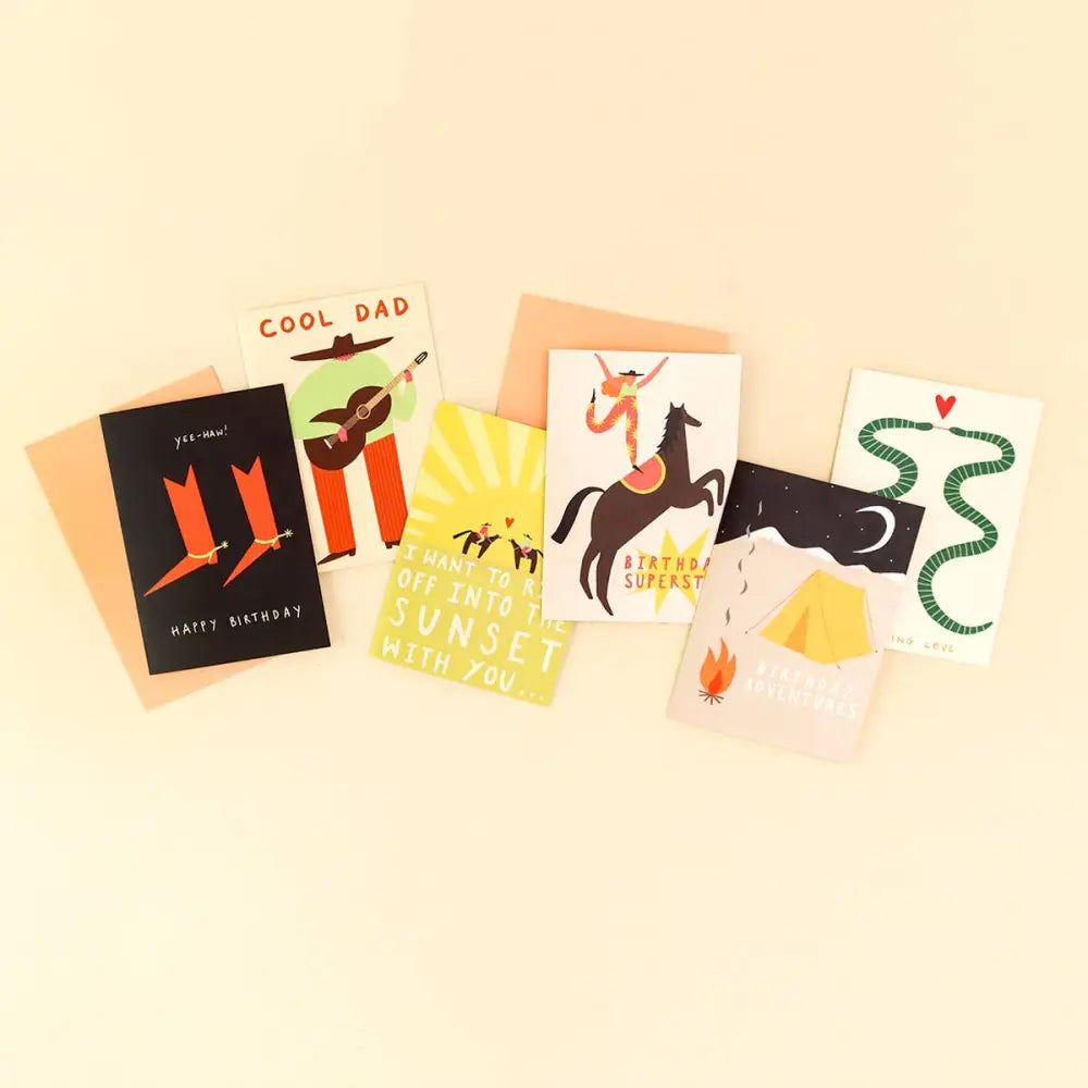 Cowboy Boots Birthday Card - PABOOM