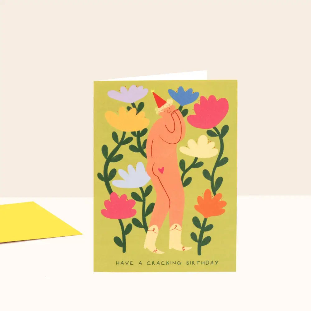 Little Black Cat Illustrated Goods - Cracking Birthday Card | Funny | Cheeky