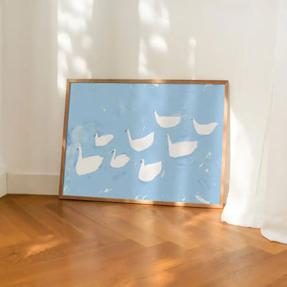 Delicate Swans Print A3 - PABOOM
