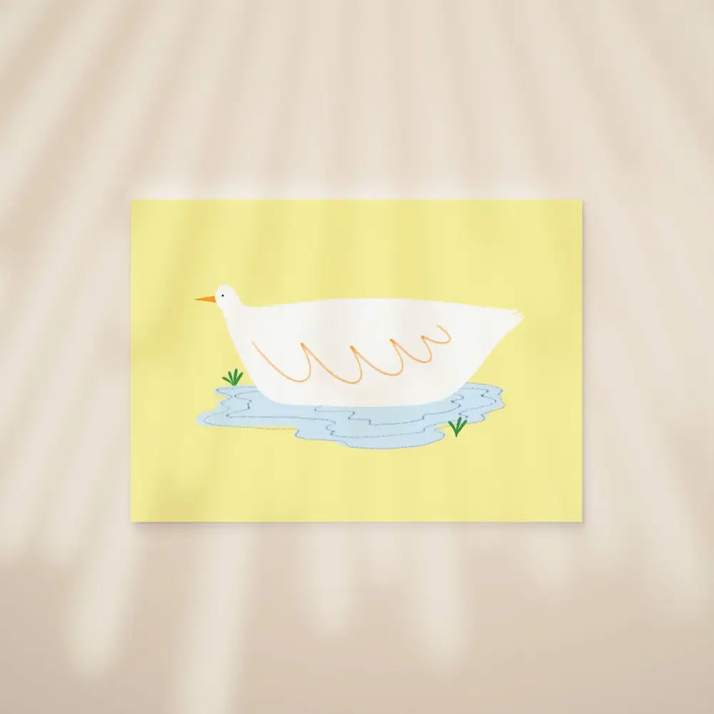 Duck Pond Postcard Print - PABOOM