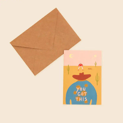 Fast Draw Cowboy Card - PABOOM