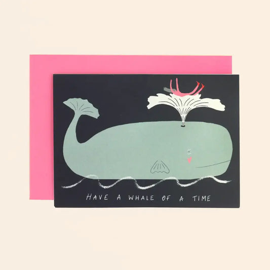 Have a Whale of a Time Card - PABOOM