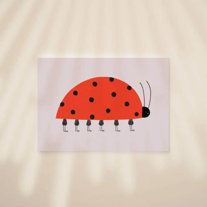 Ladybird Postcard Print - PABOOM