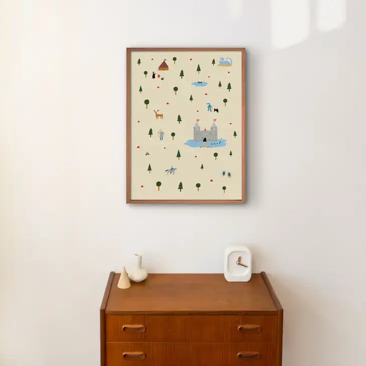 Medieval Enchanted Forest Art Print - PABOOM