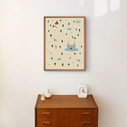 Medieval Enchanted Forest Art Print - PABOOM