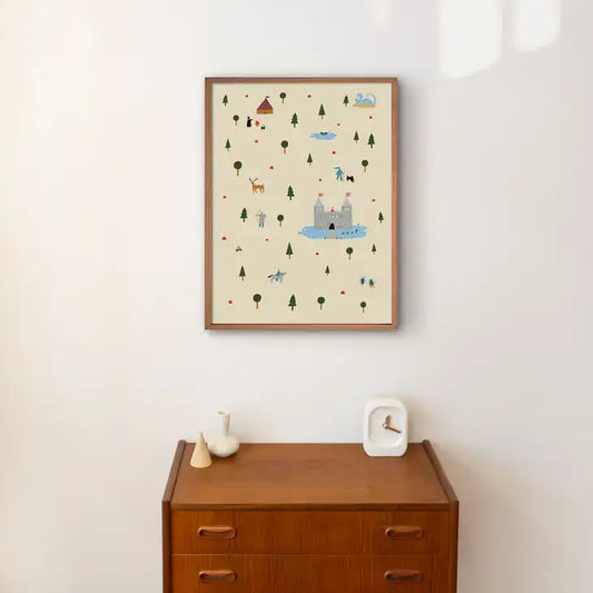 Medieval Enchanted Forest Art Print - PABOOM