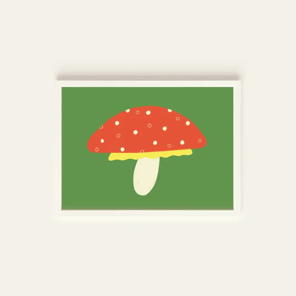 Mushroom Postcard Print - PABOOM