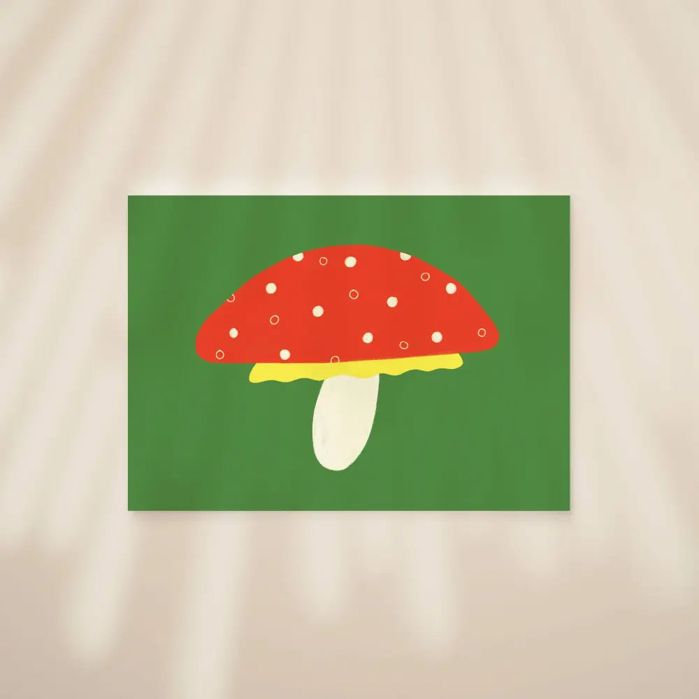 Mushroom Postcard Print - PABOOM
