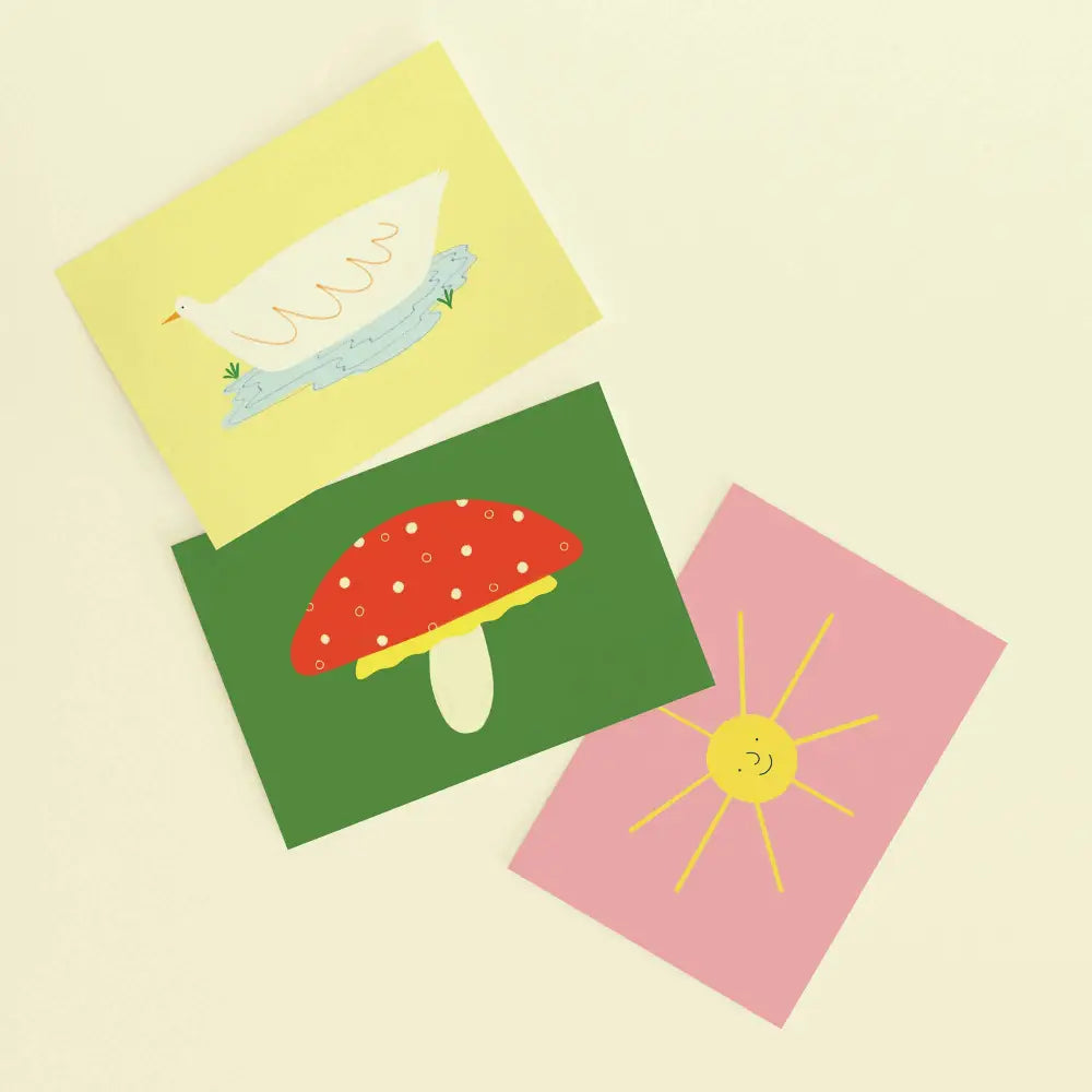 Mushroom Postcard Print - PABOOM