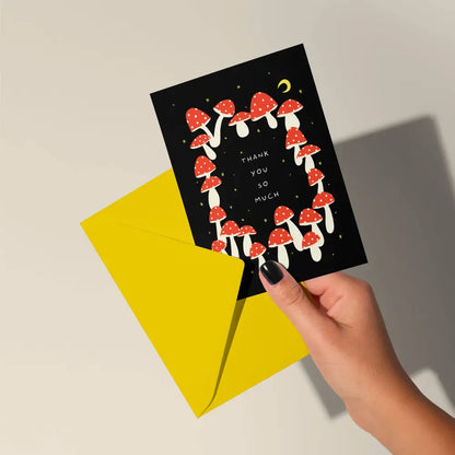 Mushroom Thank You So Much Card - PABOOM