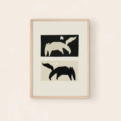 Negative/Positive Cats Print - PABOOM
