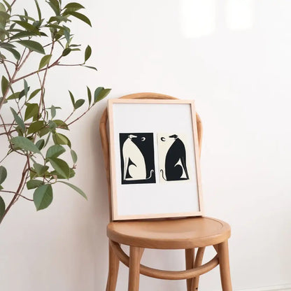 Negative/Positive Dogs Print - PABOOM