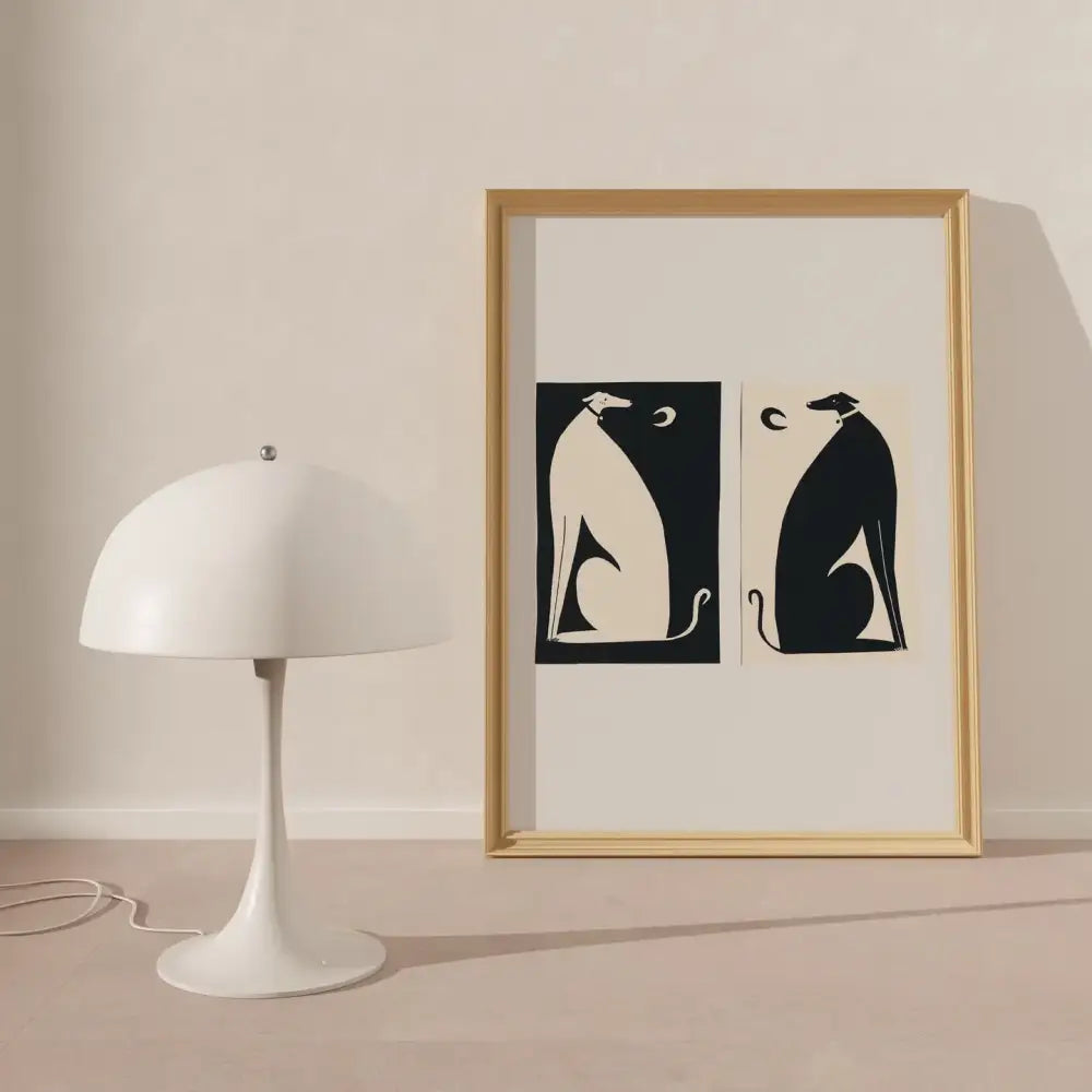 Negative/Positive Dogs Print - PABOOM