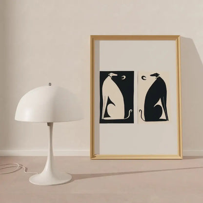 Negative/Positive Dogs Print - PABOOM