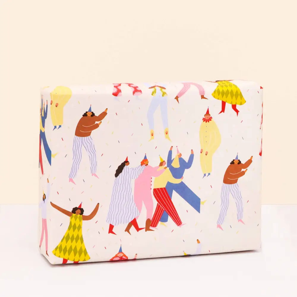 Party People Wrapping Paper Sheet - PABOOM