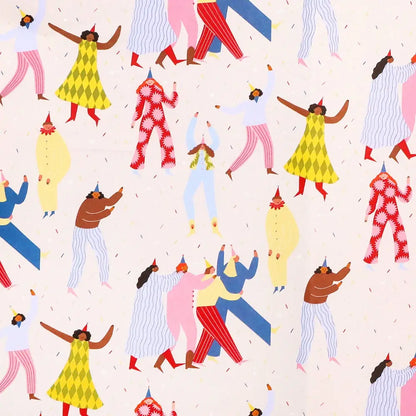 Party People Wrapping Paper Sheet - PABOOM