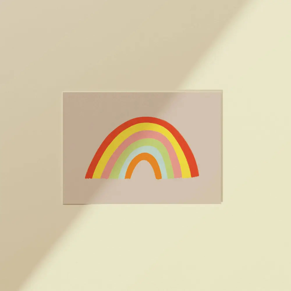 Rainbow Postcard Print - PABOOM