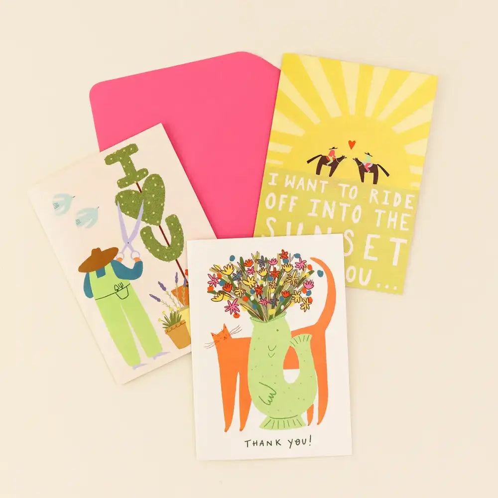 Ride Into The Sunset Card - PABOOM