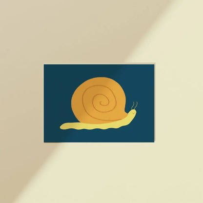 Snail Postcard Print - PABOOM