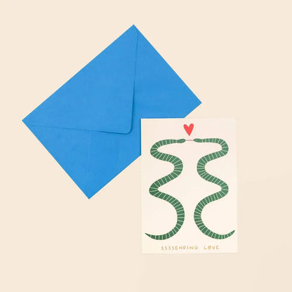 Sssending Love Snakes Card - PABOOM